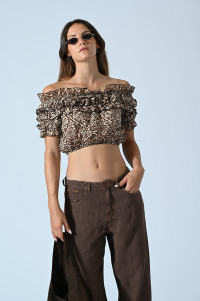 BLUSA CROP FANT.
