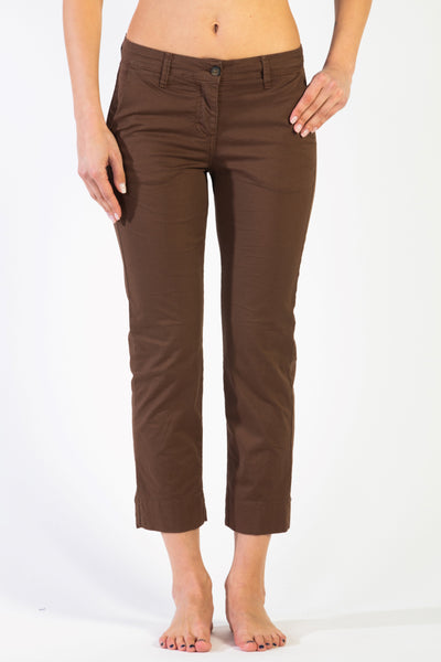 PANT. CHINO CROP COTONE