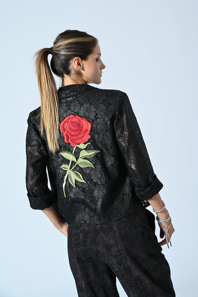CAMICIA PIZZO RE-LOVED ROSA