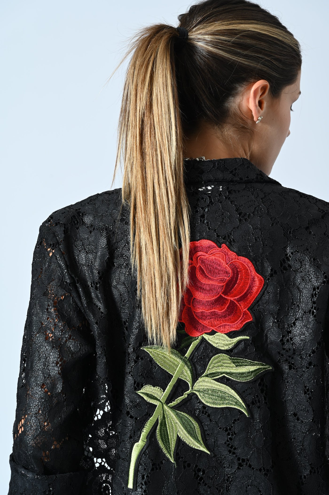 CAMICIA PIZZO RE-LOVED ROSA
