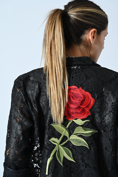 CAMICIA PIZZO RE-LOVED ROSA