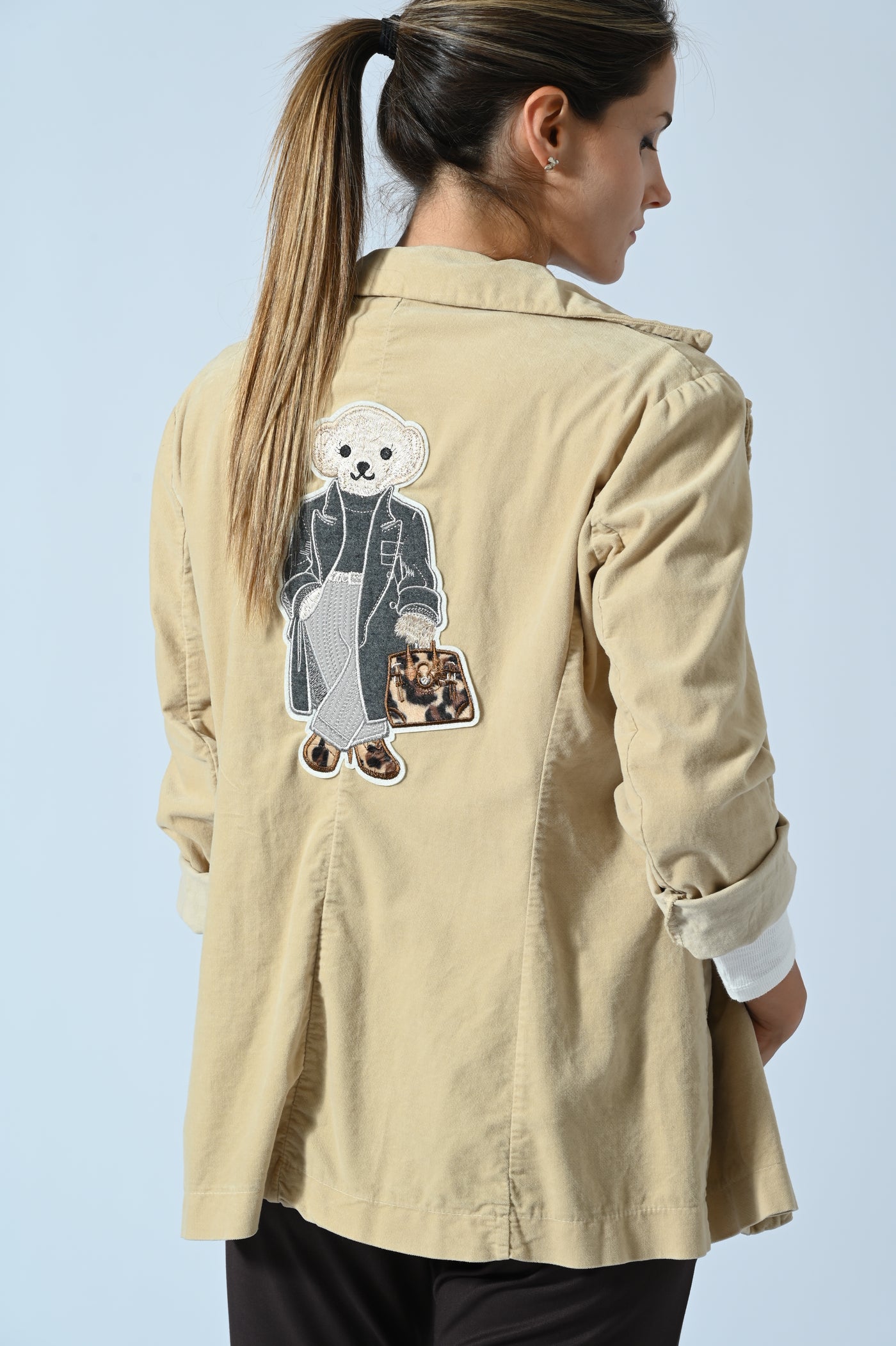GIACCA LVELLUTO RE-LOVED BEAR
