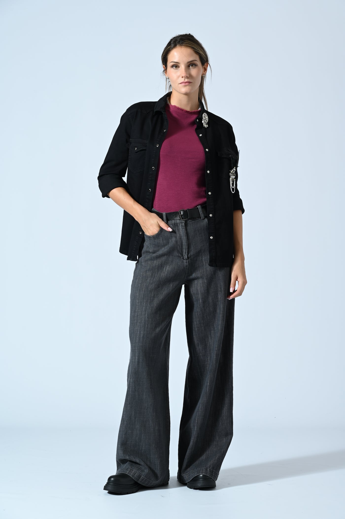 CAMICIA DENIM RE-LOVED GUFO