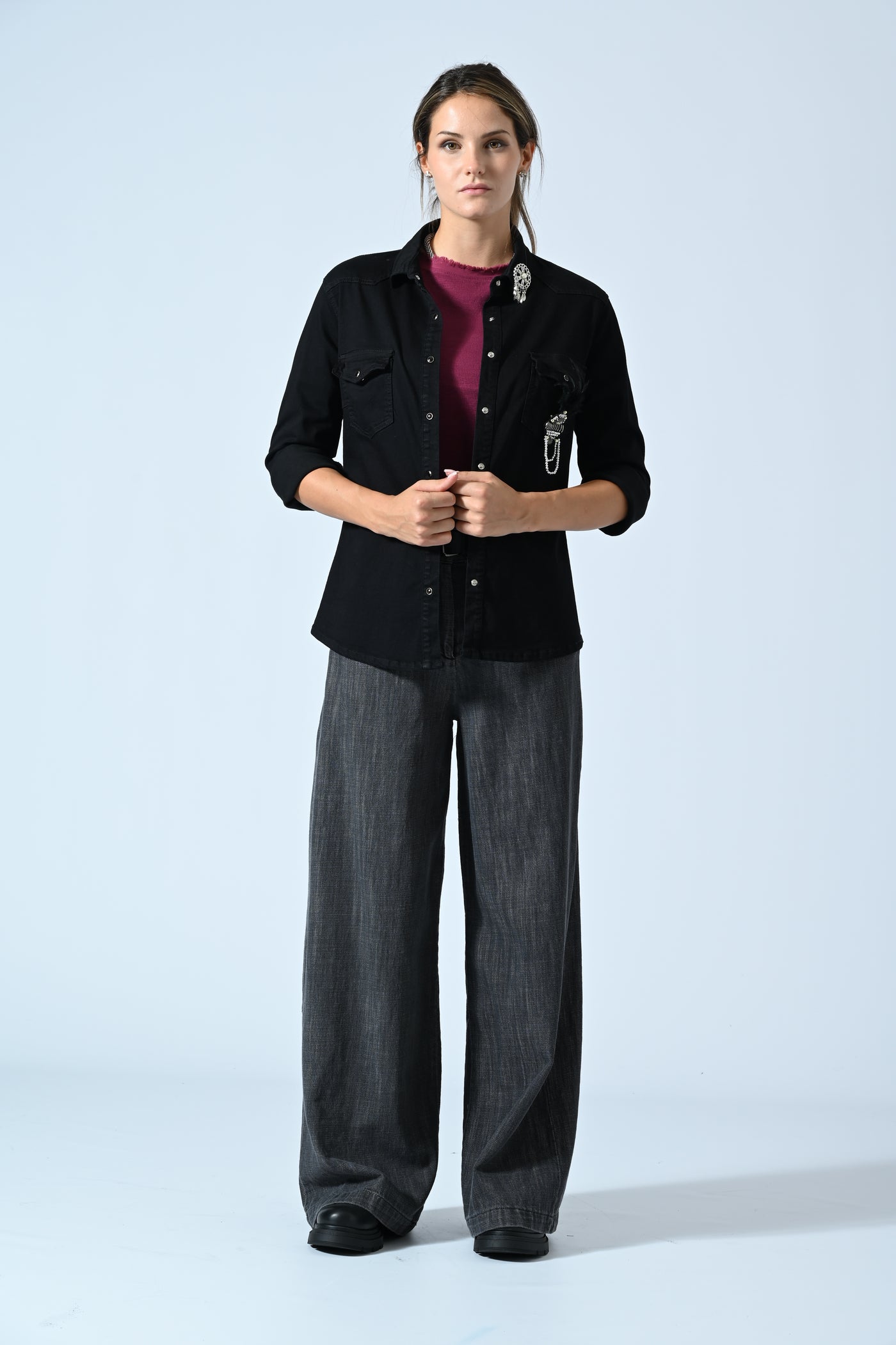 CAMICIA DENIM RE-LOVED GUFO