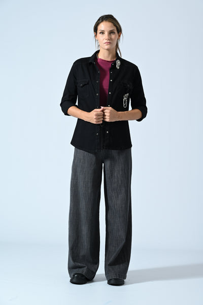 CAMICIA DENIM RE-LOVED GUFO
