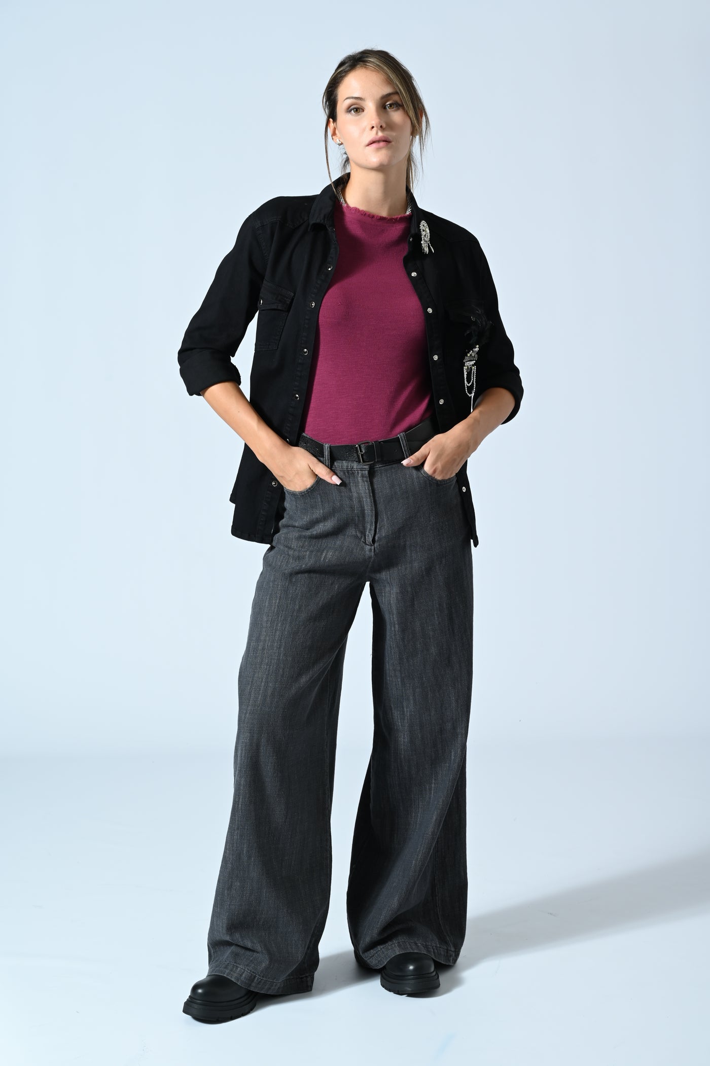 CAMICIA DENIM RE-LOVED GUFO