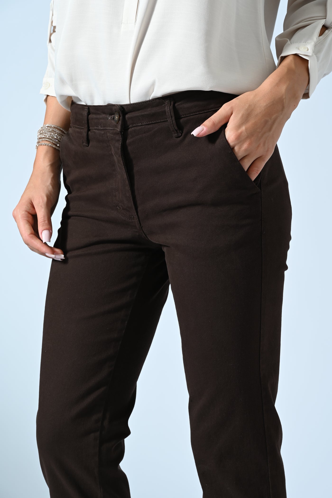 PANT. CHINO CROPPED COTONE
