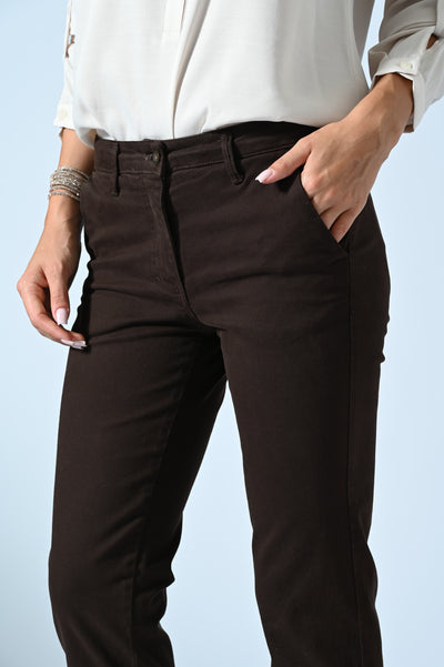PANT. CHINO CROPPED COTONE
