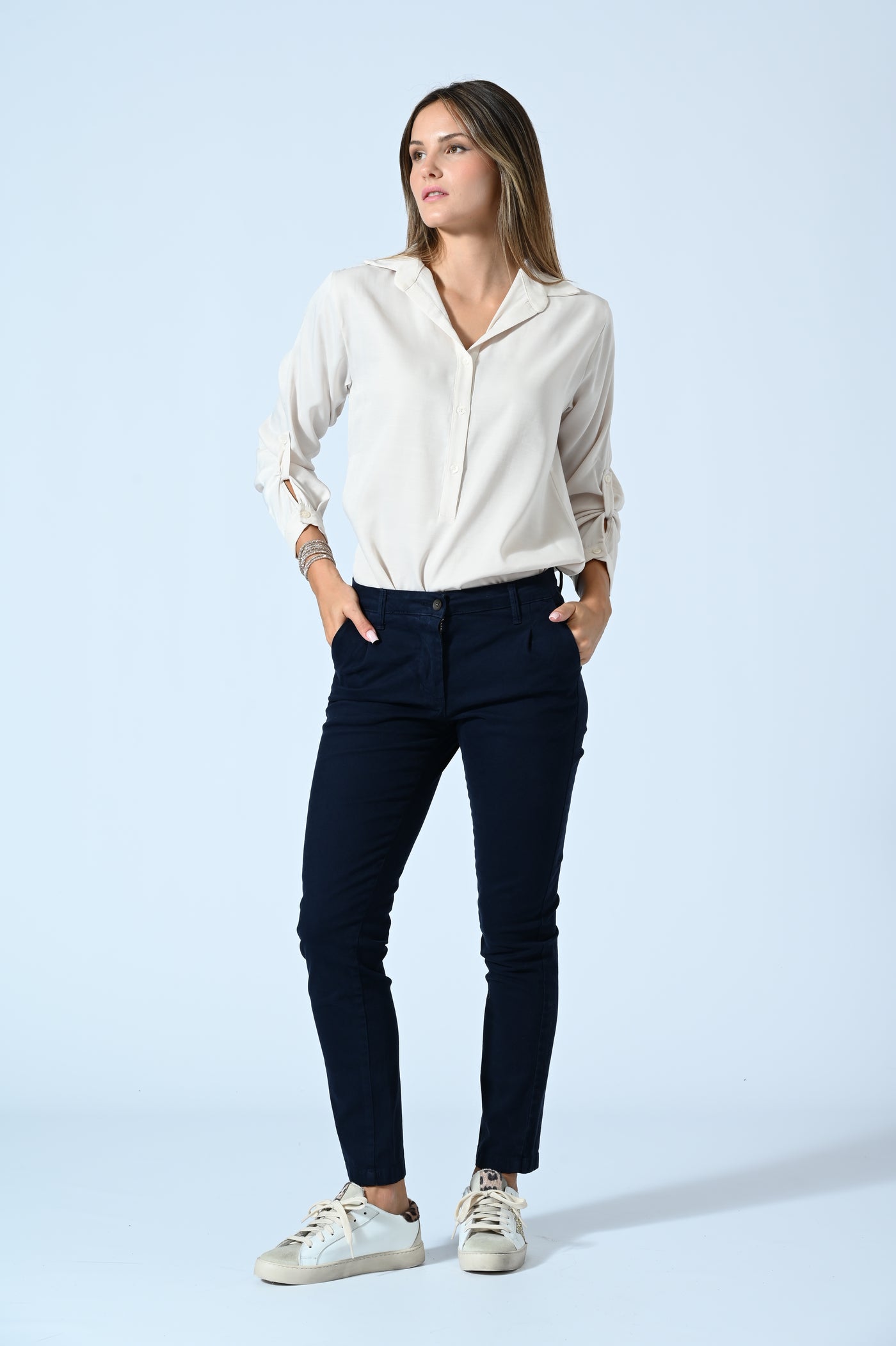 PANT. CHINO CROPPED COTONE