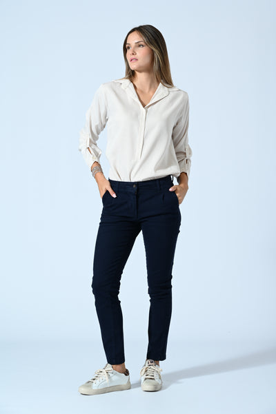PANT. CHINO CROPPED COTONE
