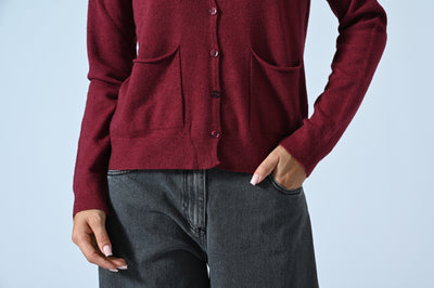 CARDIGAN TASCHE VISCOSA