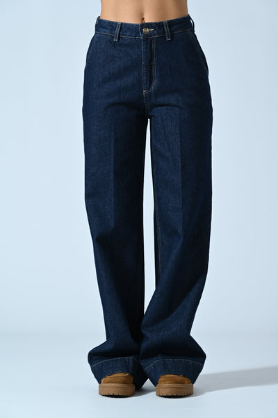 DENIM PALAZZO CHINO LAV. 0