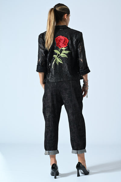 CAMICIA PIZZO RE-LOVED ROSA