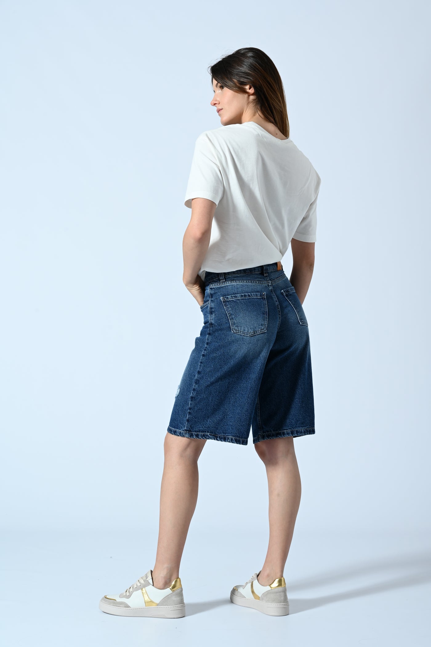 BERMUDA DENIM ROTTURE