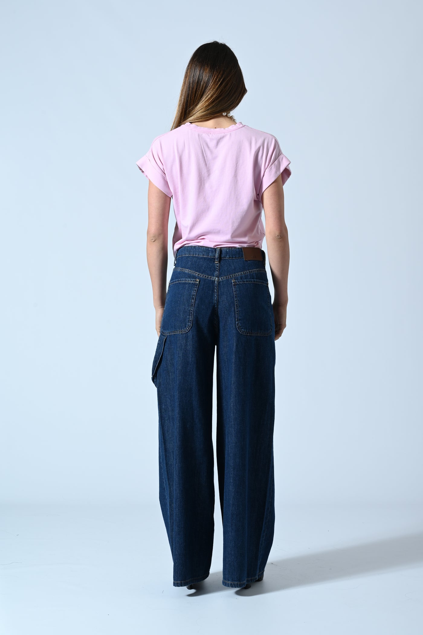 DENIM FLUIDO PALAZZO WORK