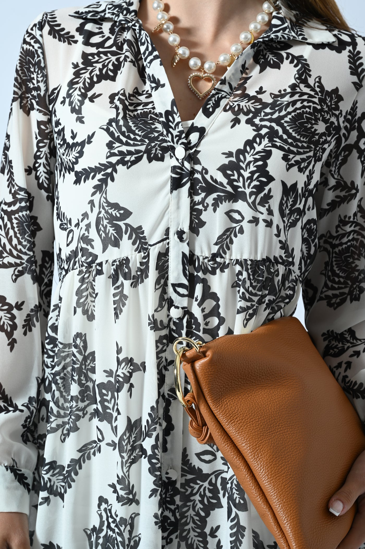ABITO CHEMISIER GEORGETTE FANT