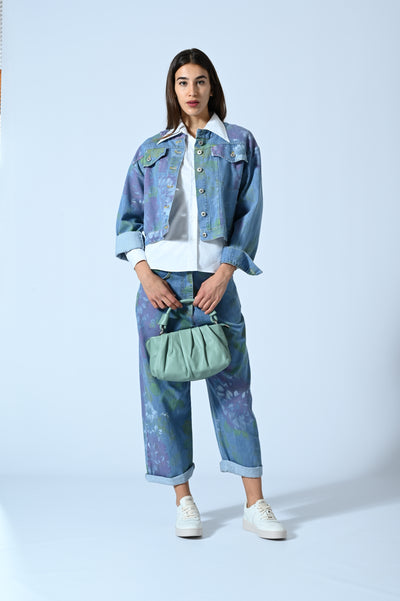 CHANEL DENIM FLOWER
