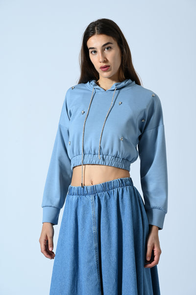 HOODIE SCUBA SOFT TOUCH CASTON