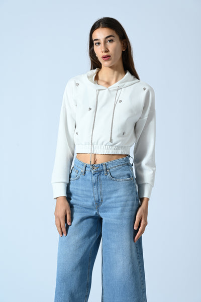 DENIM SUPER CROPPED