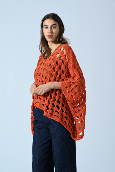 MAGLIA OVER V TRAF.