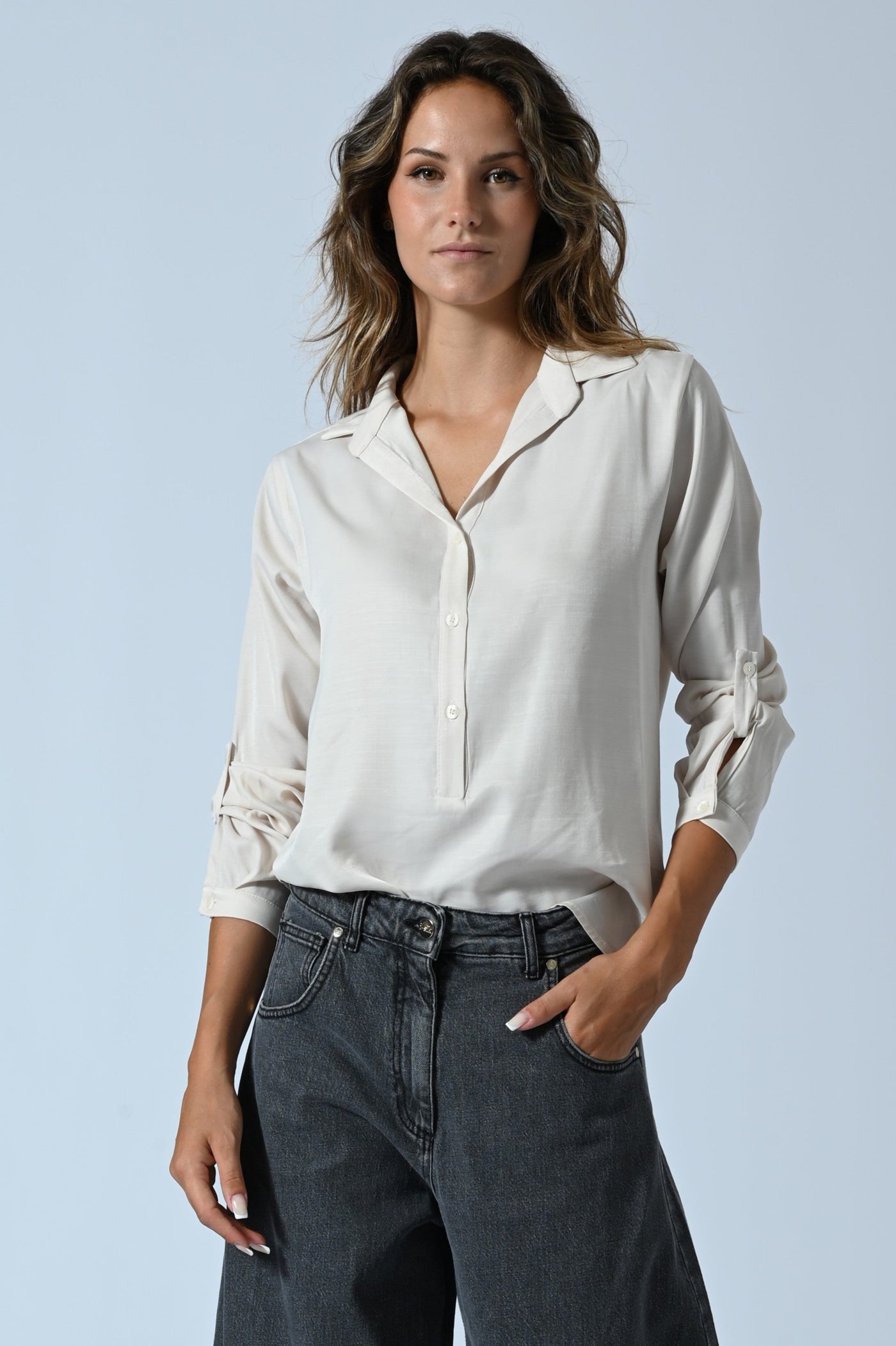 BLUSA SERAFI. C/CAMICIA CUPRO