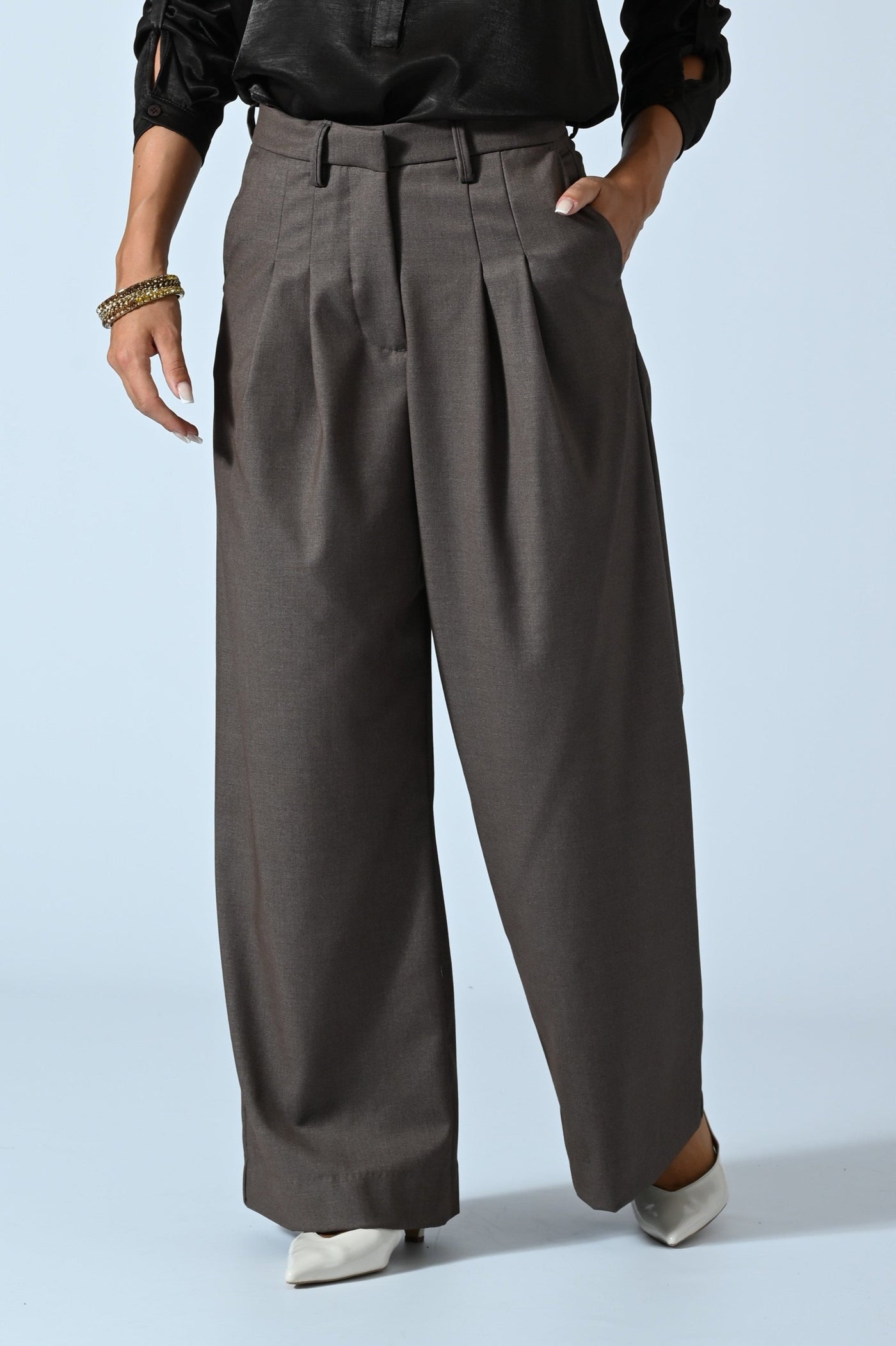 PANT. PALAZZO M/LANA DOPP PINC