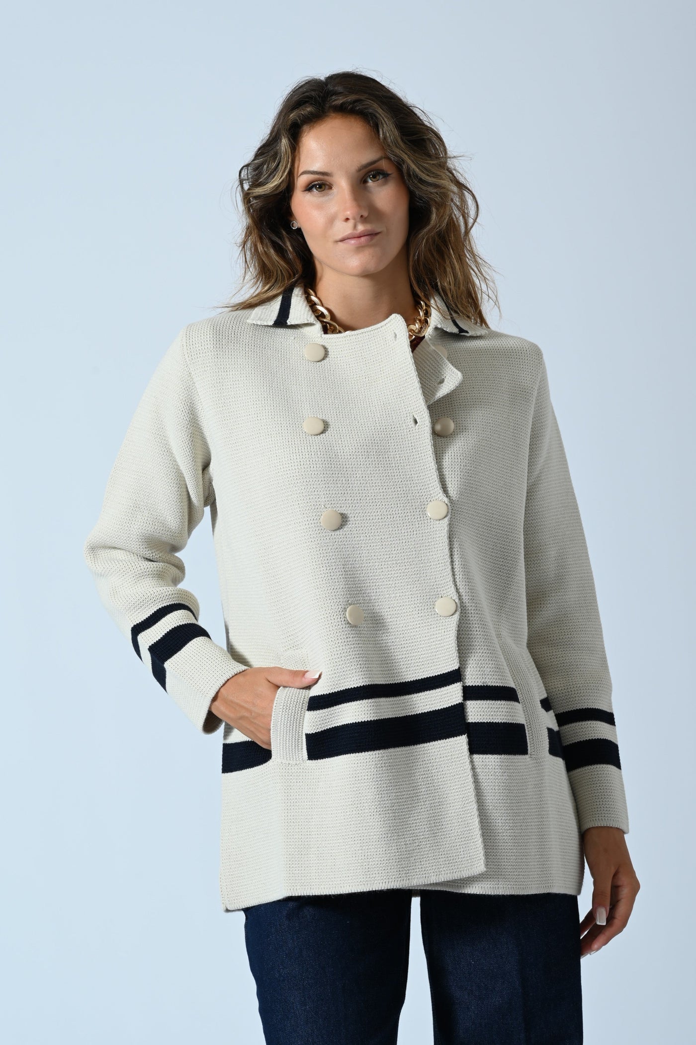 CAPPOTTO CROP DOPPIOP. RIGA
