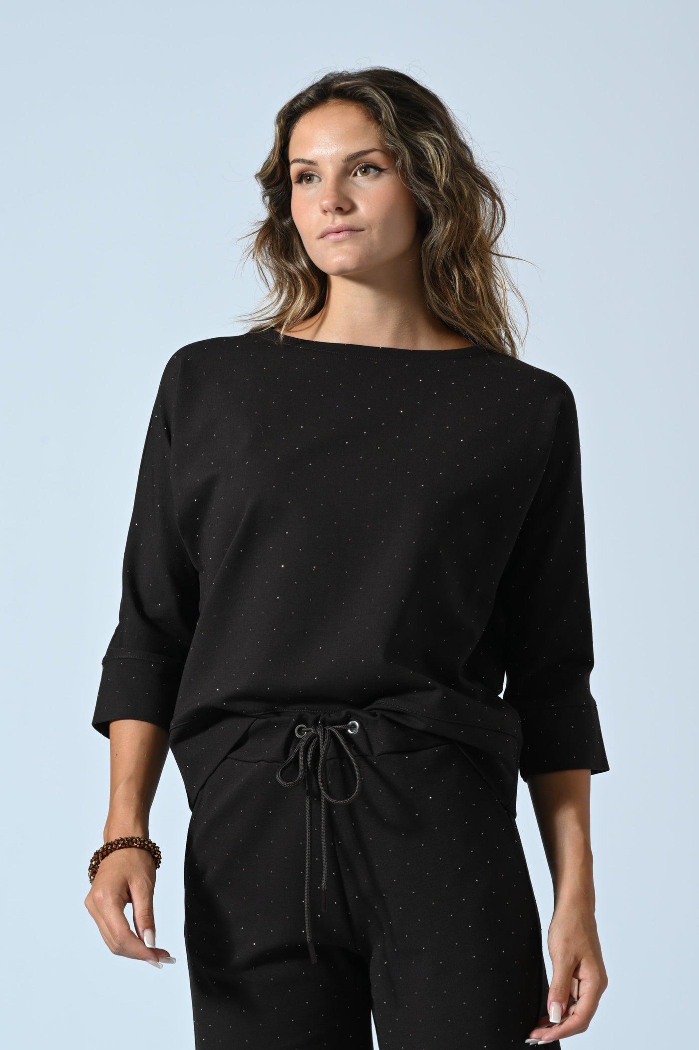 MAGLIA OVER P. MILANO STRASS
