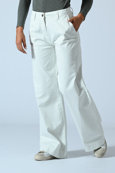 PANT. CHINO PALAZZO COTONE
