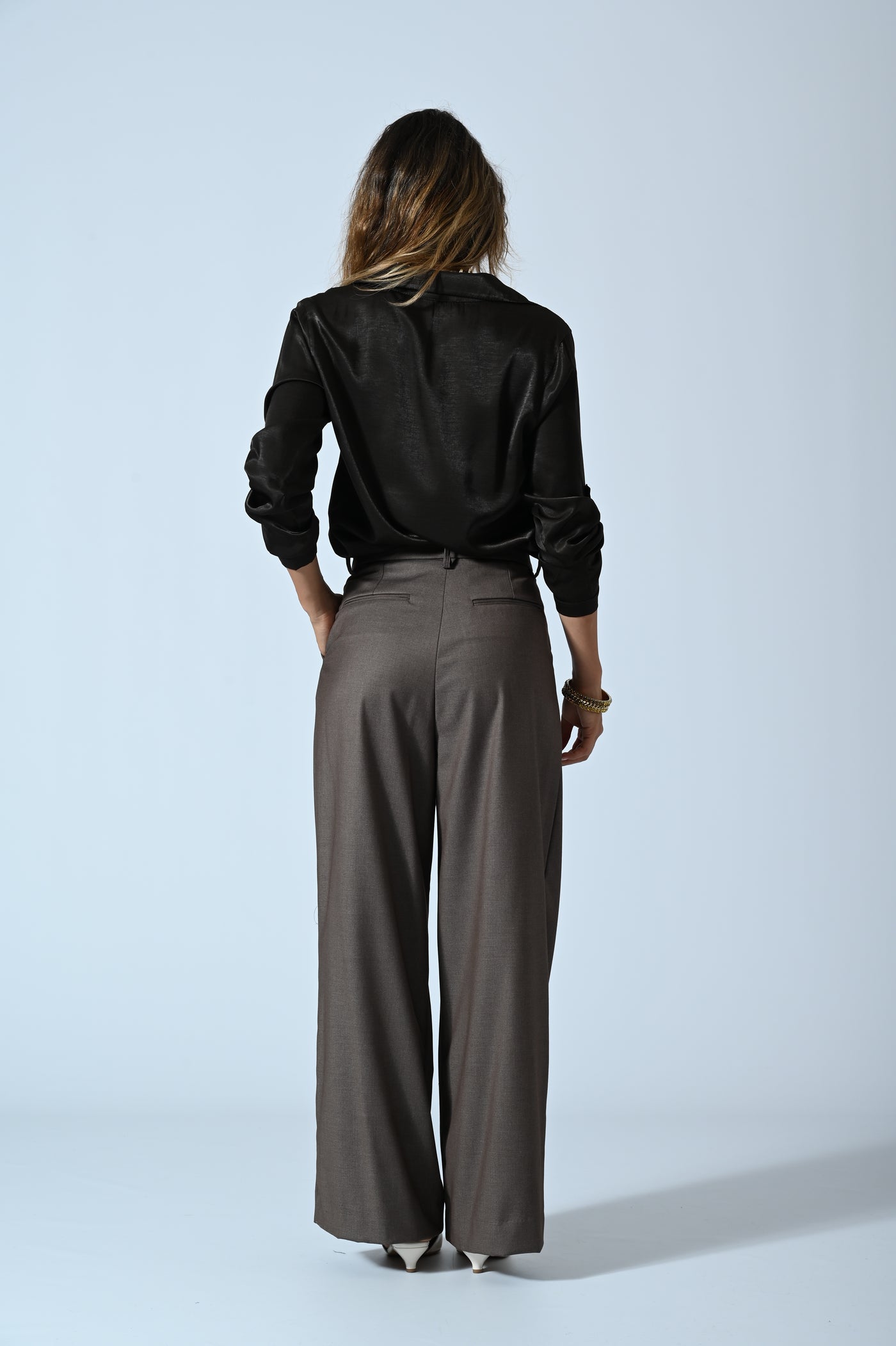 PANT. PALAZZO M/LANA DOPP PINC