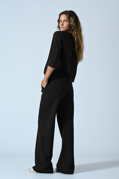 MAGLIA OVER P. MILANO STRASS