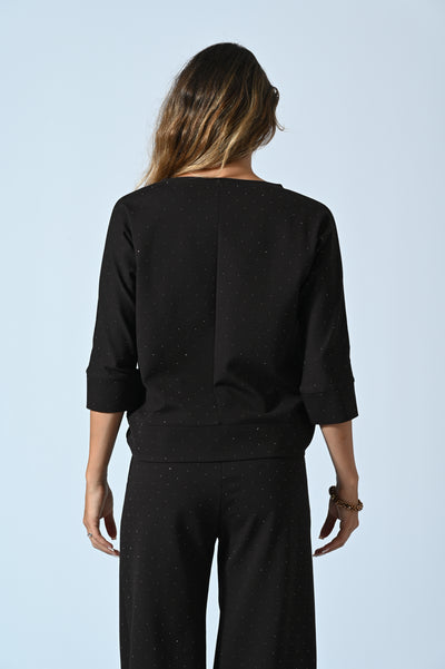 MAGLIA OVER P. MILANO STRASS