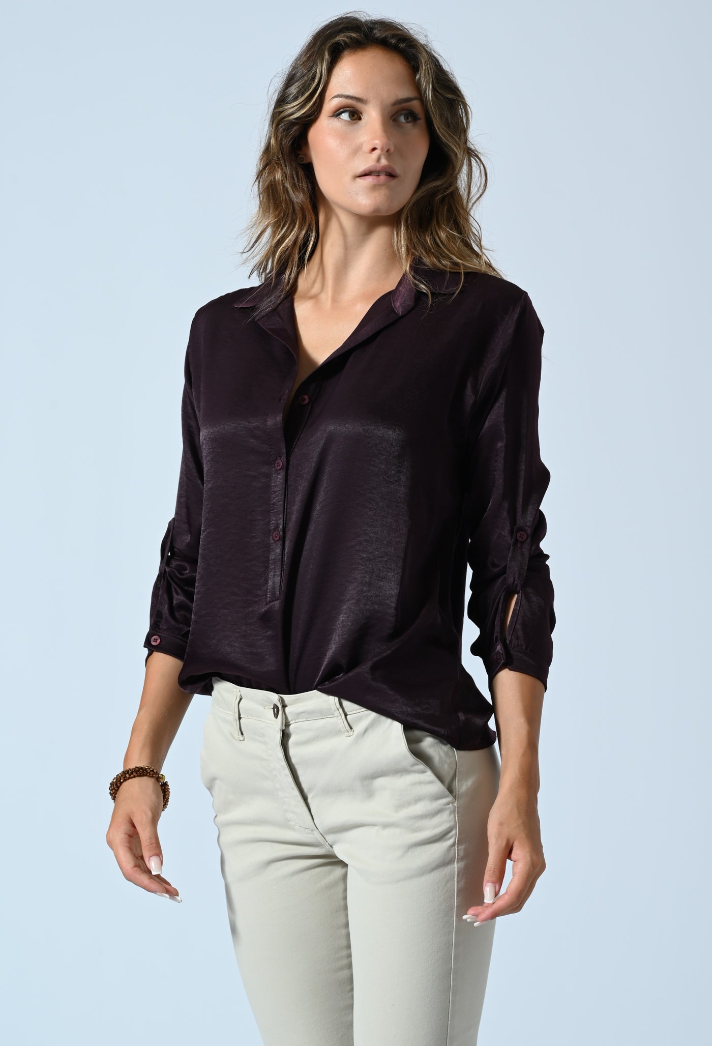 BLUSA SERAFI. C/CAMICIA CUPRO
