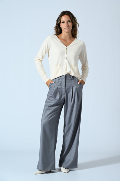 CARDIGAN TASCHE VISCOSA