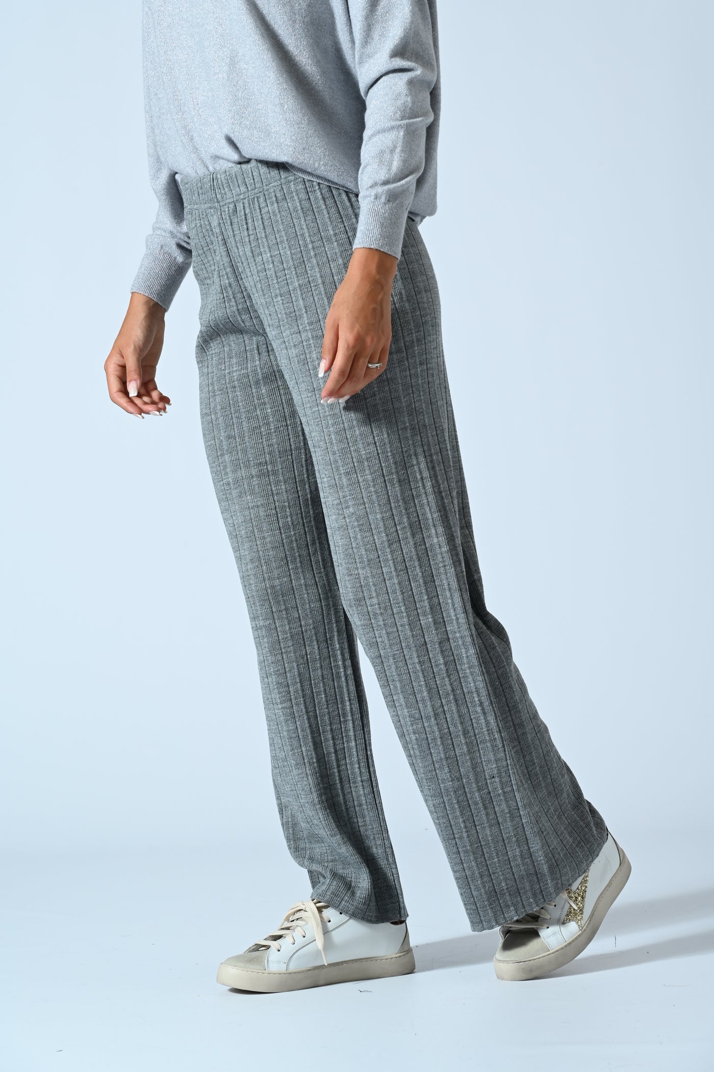 PANT. MAGLIA PLISSE