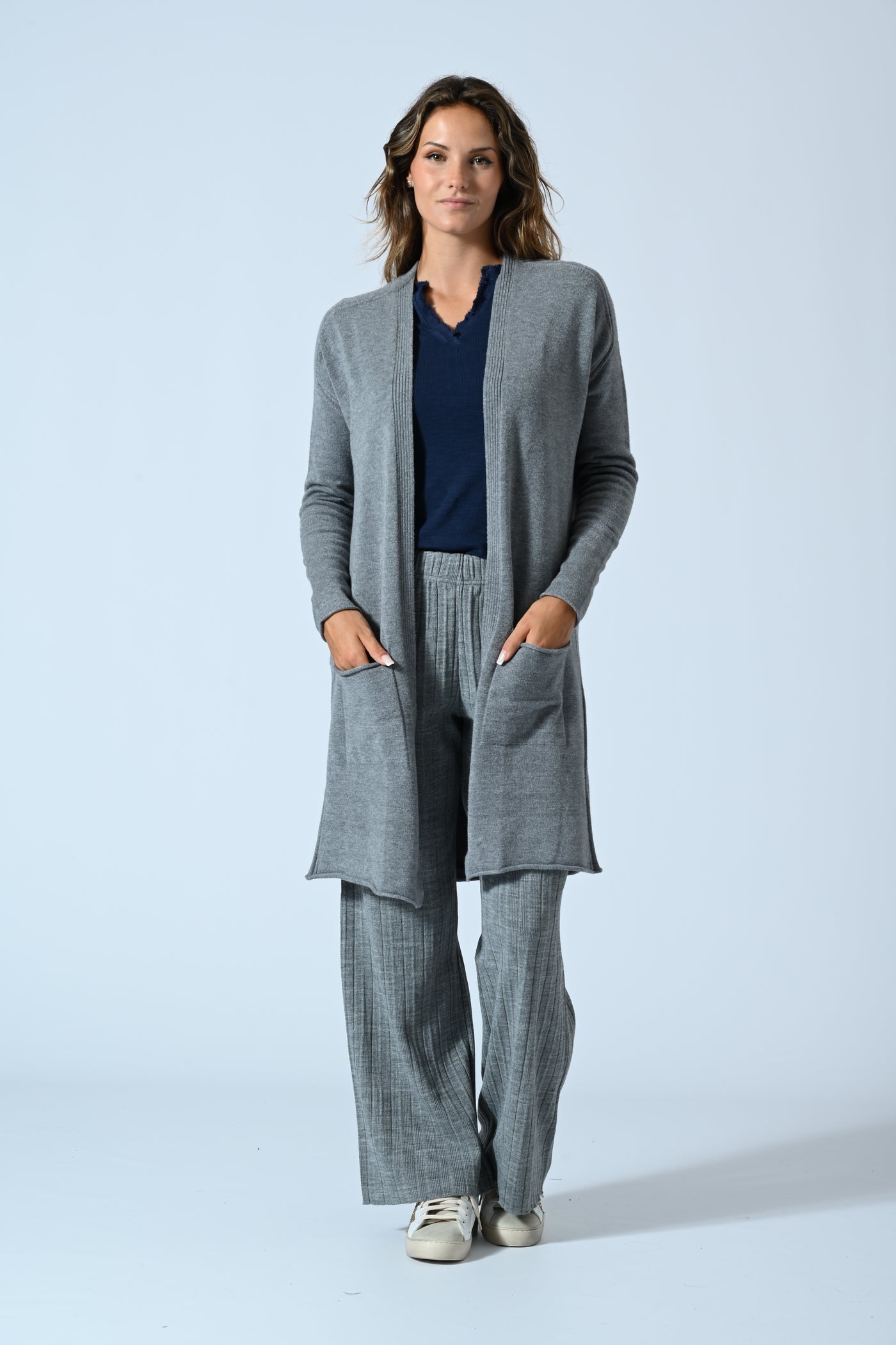 CARDIGAN LUNGO APERTO
