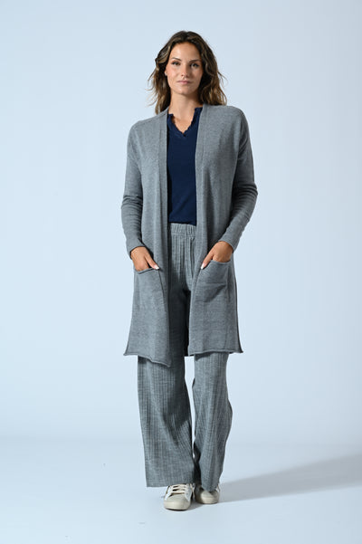 CARDIGAN LUNGO APERTO