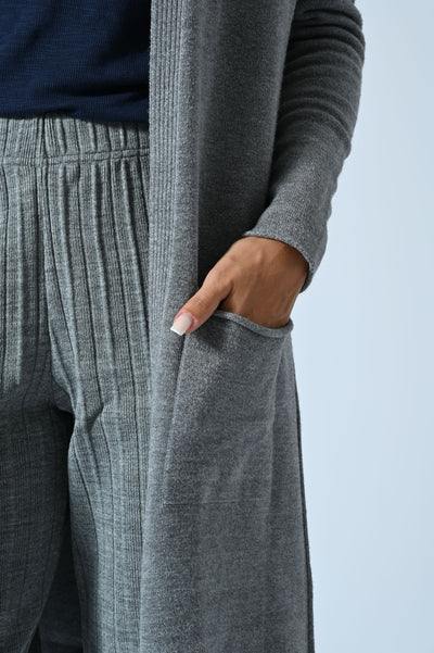 CARDIGAN LUNGO APERTO