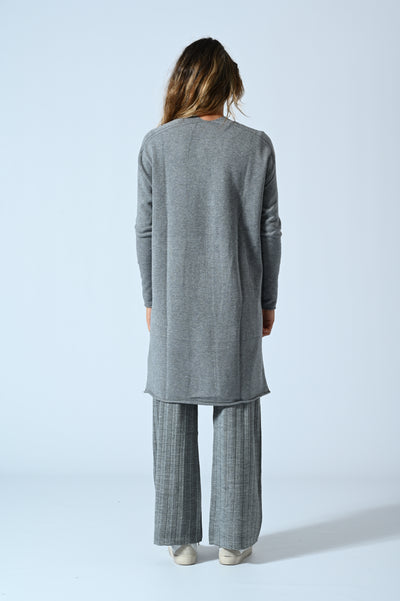 CARDIGAN LUNGO APERTO