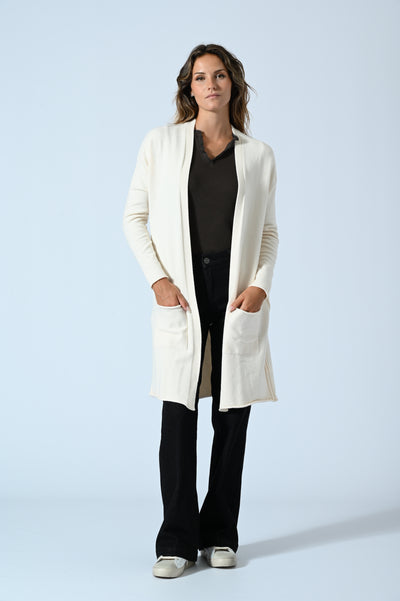 CARDIGAN LUNGO APERTO
