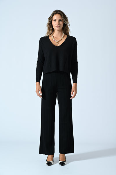 PANT. MAGLIA PLISSE