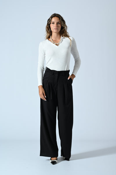 PANT. PALAZZO M/LANA DOPP PINC