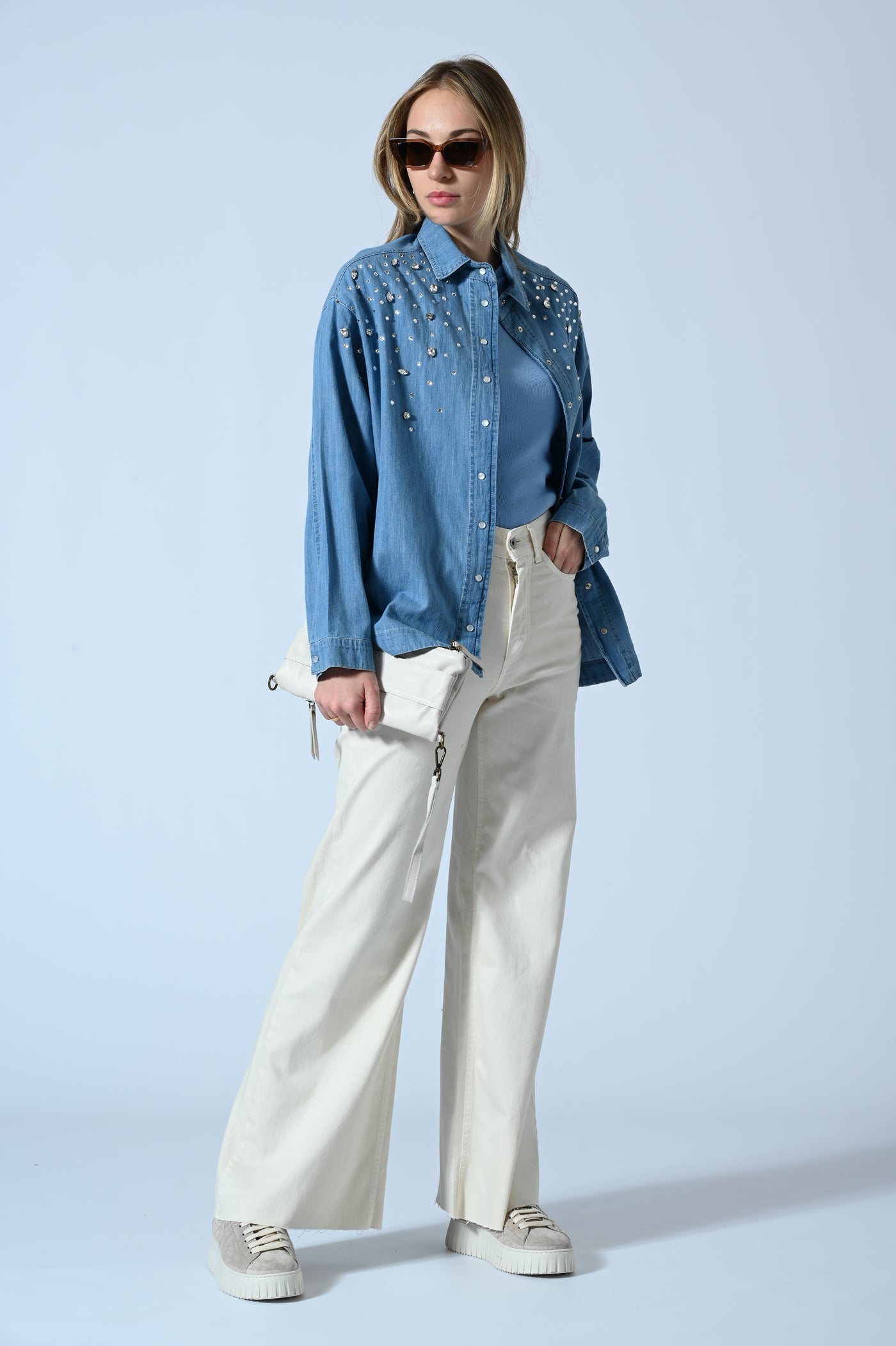 OVER-SHIRT DENIM CASTONI