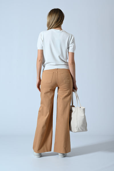 PANT. PALAZZO SFRANG. COTONE