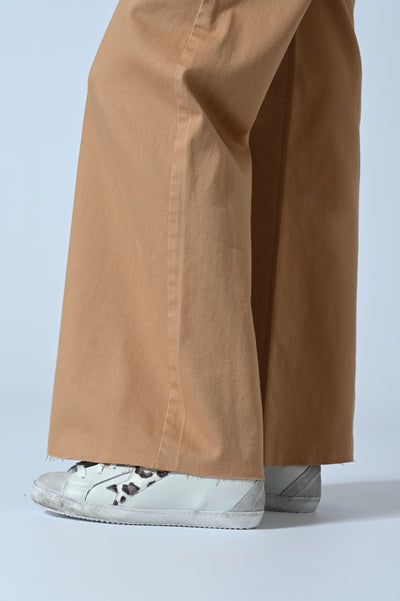 PANT. PALAZZO SFRANG. COTONE