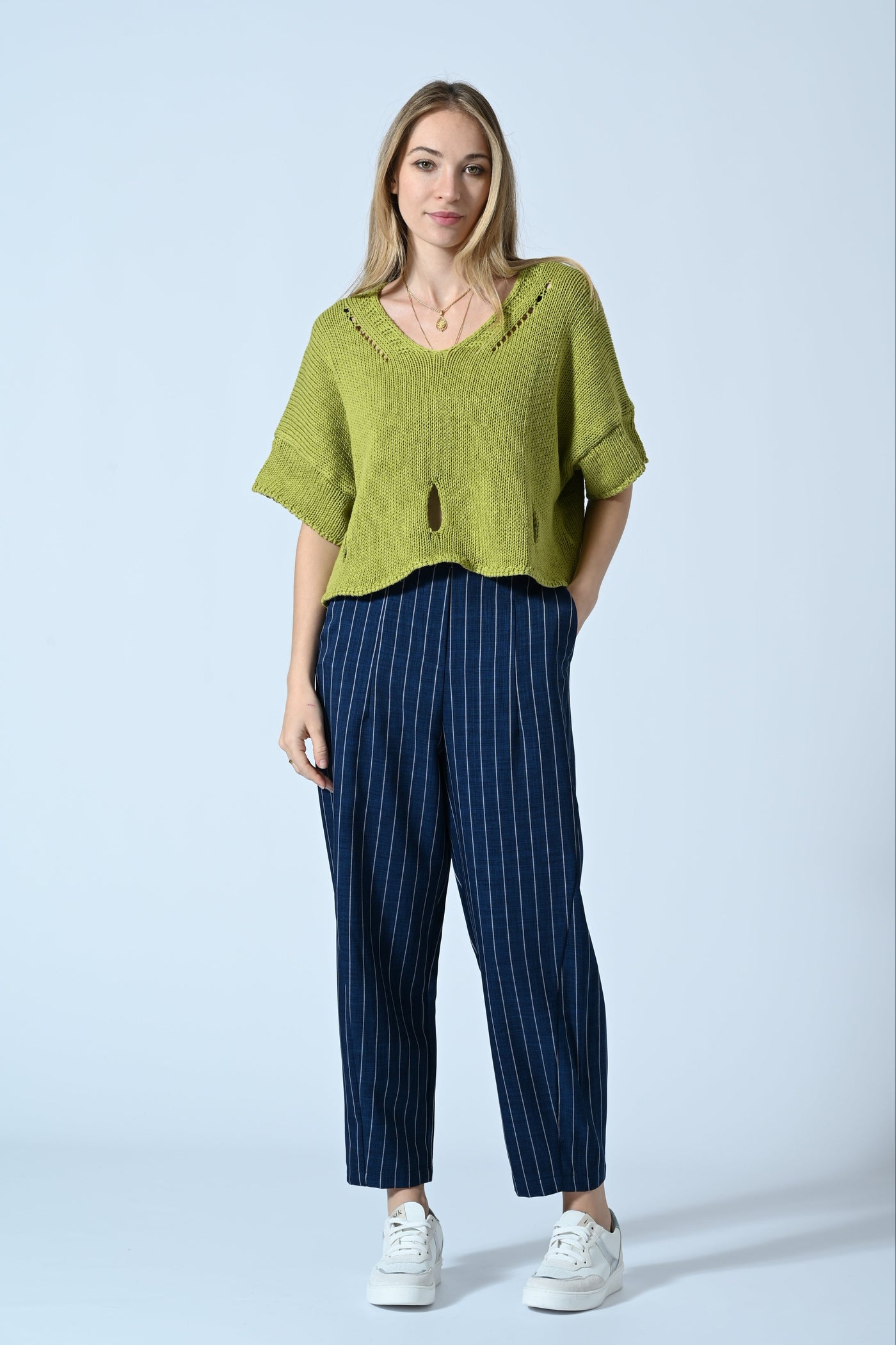 MAGLIA CROP OVER STRAPPI