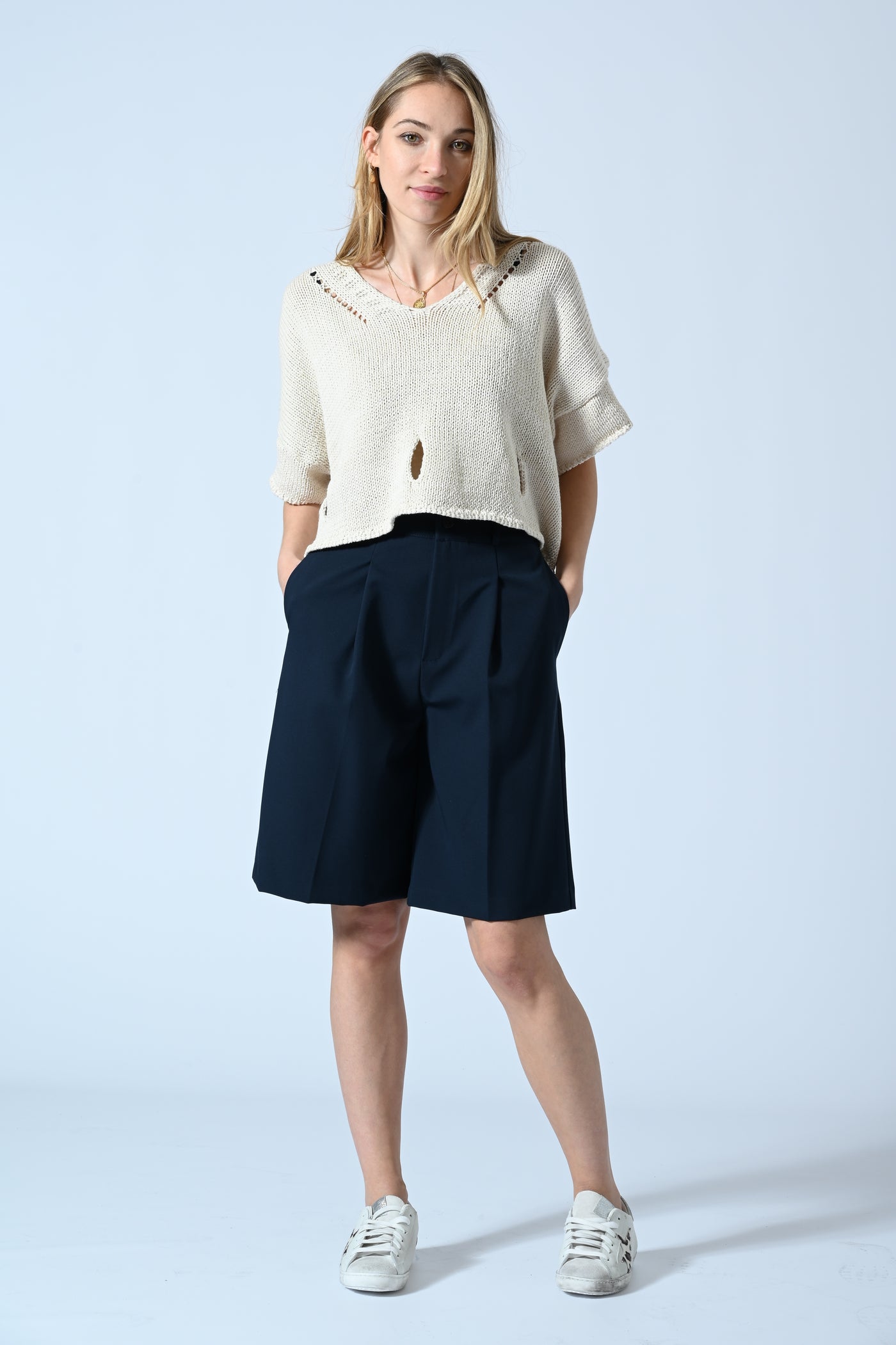 MAGLIA CROP OVER STRAPPI