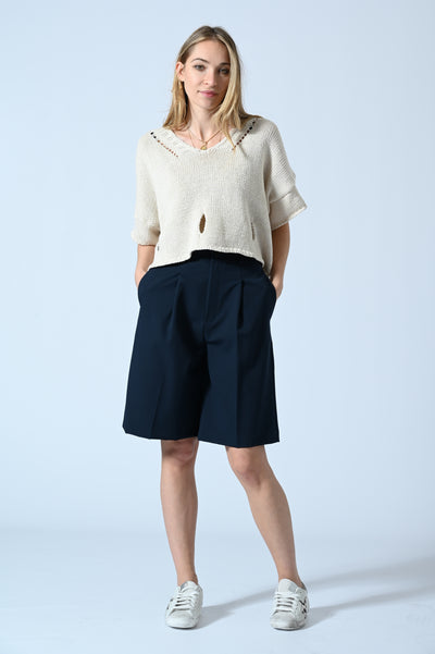 MAGLIA CROP OVER STRAPPI