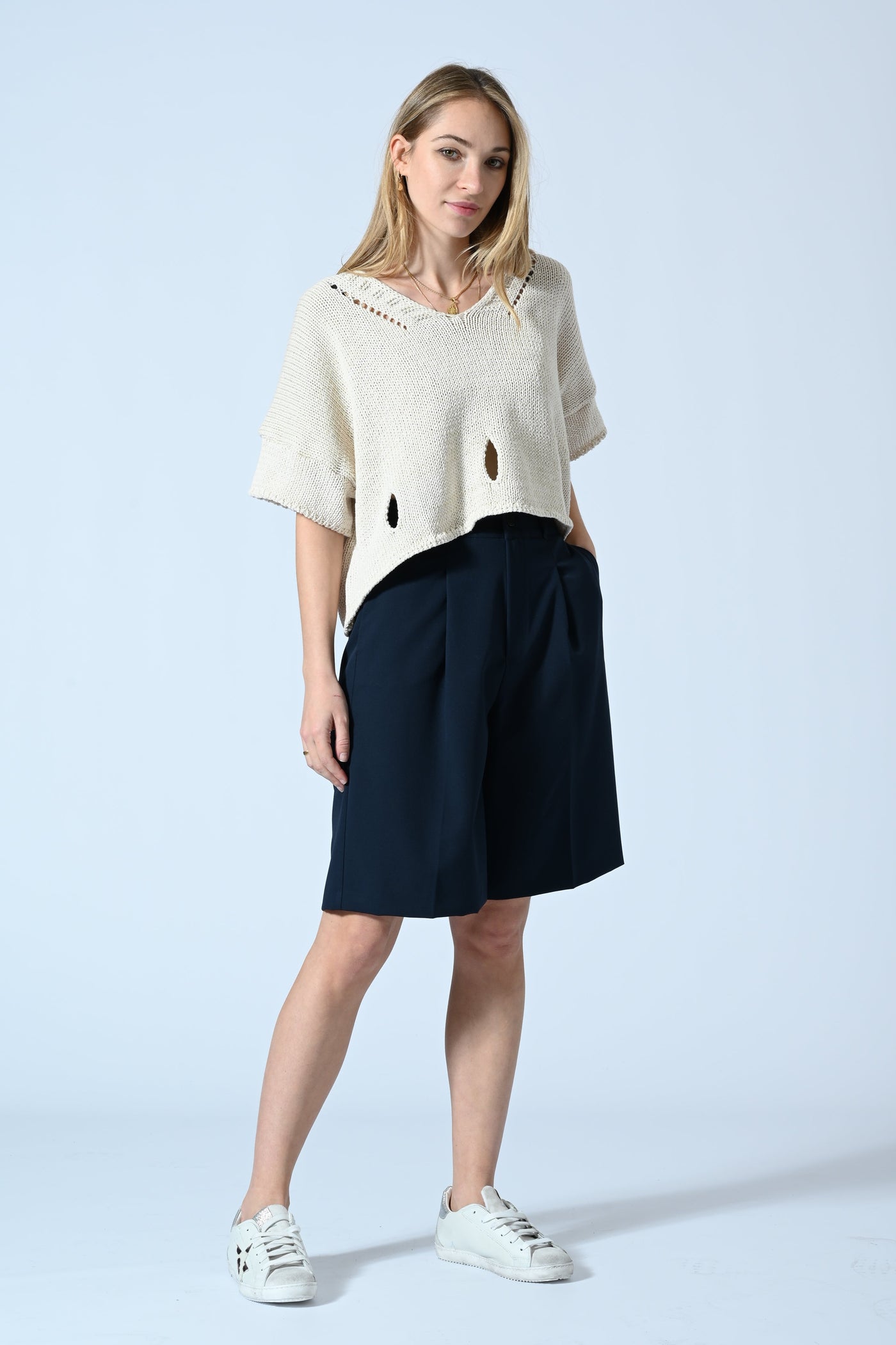 MAGLIA CROP OVER STRAPPI