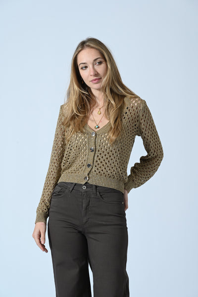 CARDIGAN TRAF. LUREX